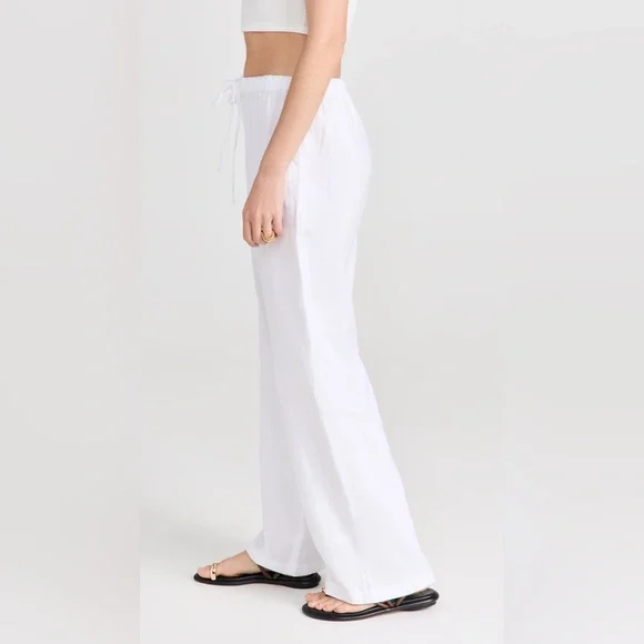 Reformation Olina Linen Pant In White, brand new, never worn, no flaws. - Picture 4 of 16